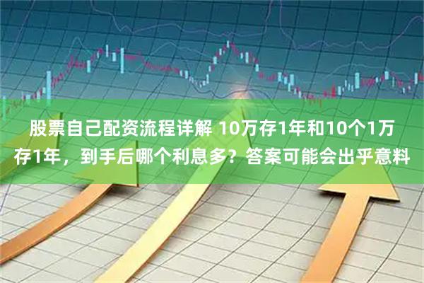 股票自己配资流程详解 10万存1年和10个1万存1年，到手后哪个利息多？答案可能会出乎意料